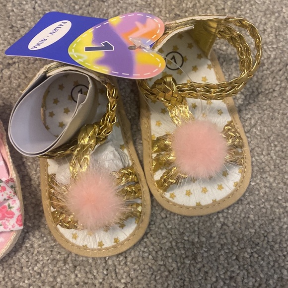 Set of 3 summer baby sandals - Picture 4 of 7